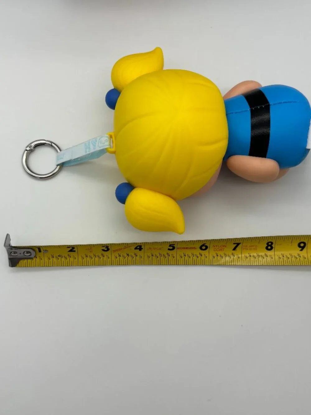 Hyojo x Powerpuff Girls BUBBLES Collectible Stuffed Plush Toy Keychain, Opened